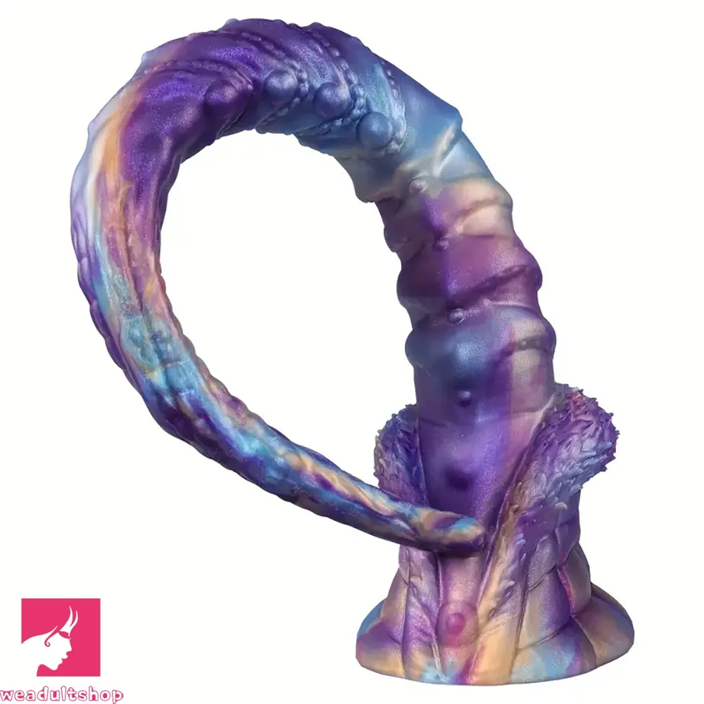17.51in Long Monster Fantasy Silicone Anal Plug Cock Dildo With Suction Cup