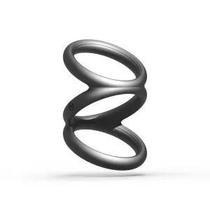 3 IN 1 Z- Ball & Cock Loop Stretcher Set | 5 Pcs Black | Stretchy | Strong Erection