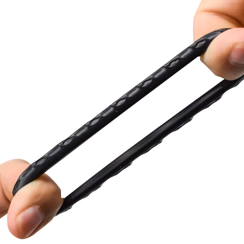 3 Piece Tyre Cock Ring Set | Black | Stretchy | Strong Erection