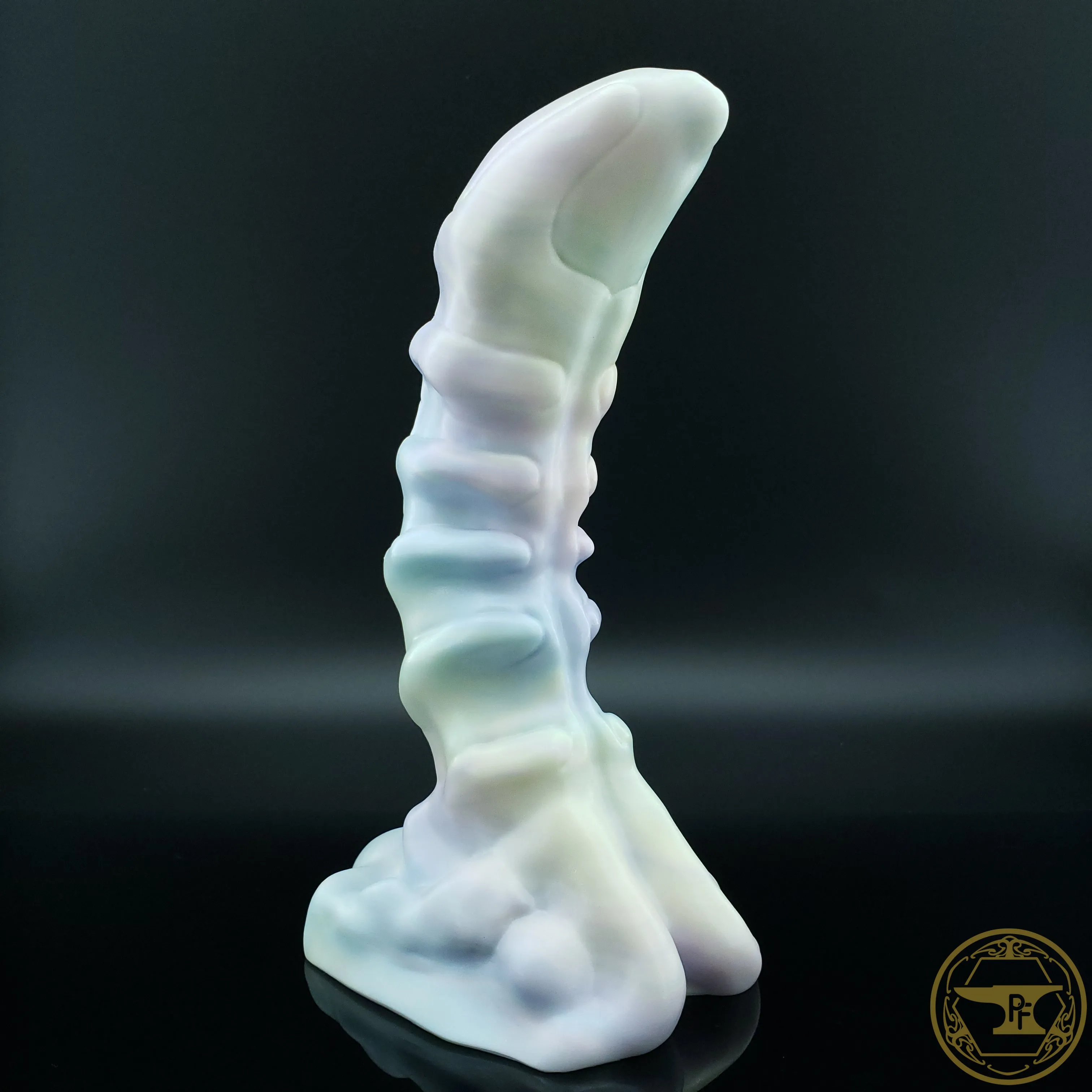 *|3/27|* Large Bone Devil. Medium 00-50 Firmness. VERY Calm Pastel Rainbows. 6029