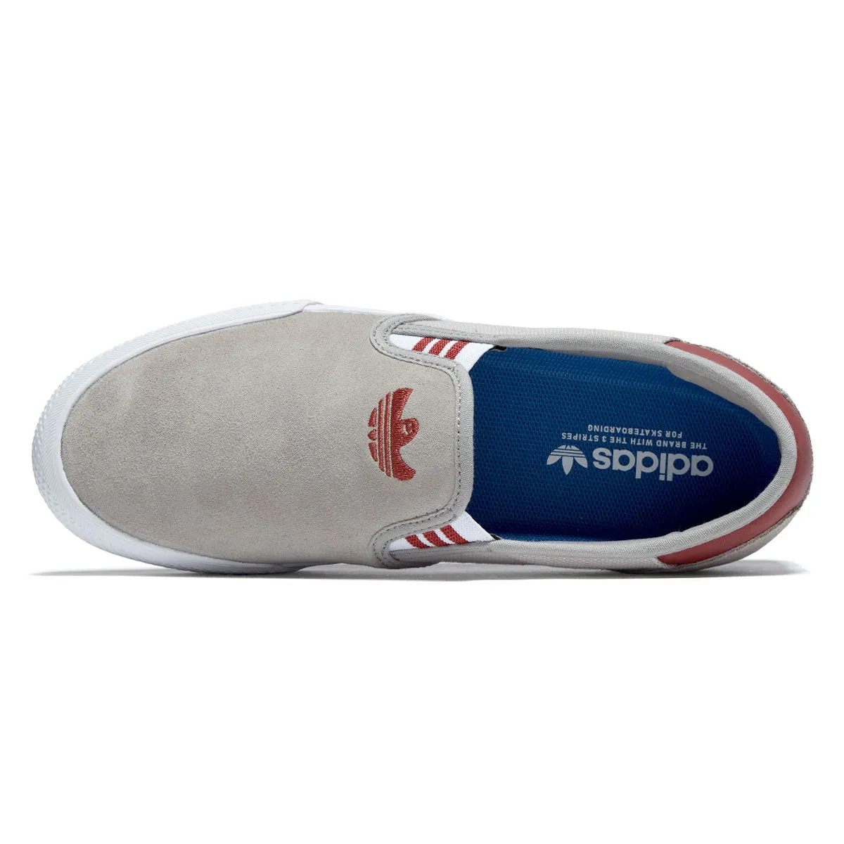 Adidas Shmoofoil Slip Shoes - Beige/Preloved Ruby/Aluminum