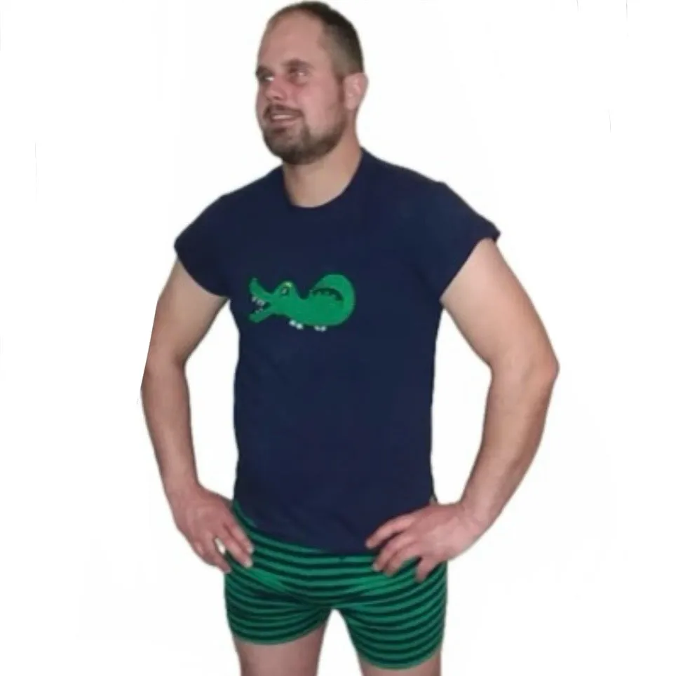 Alligator 2pc Shirt & Shorts Set XS ONLY