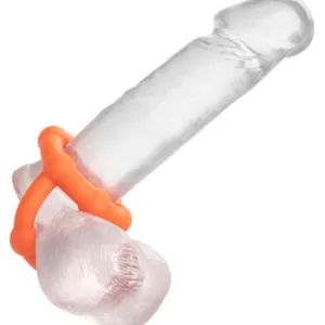 Alpha Silicone All Star Beaded Cock and Ball Ring