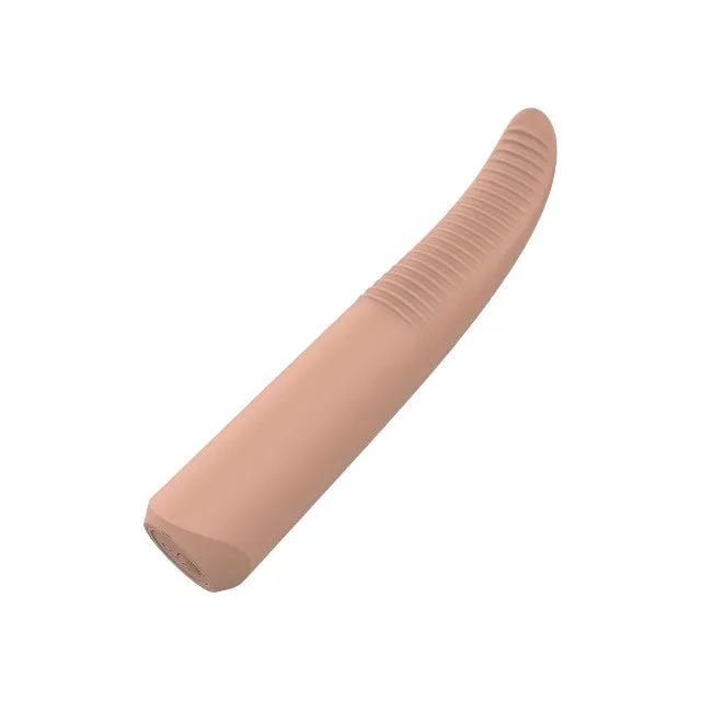Aparat de masaj DREAMTOYS Nude Laurel Massager. pentru corp și zone intime. 10 funcții de vibrație. portocaliu