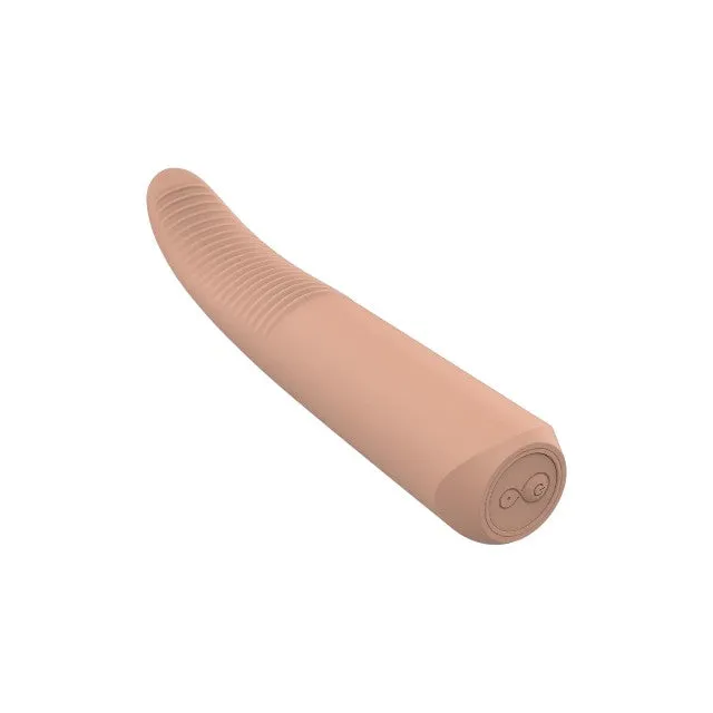 Aparat de masaj DREAMTOYS Nude Laurel Massager. pentru corp și zone intime. 10 funcții de vibrație. portocaliu