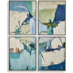 Ardelia Framed Canvases, S/4