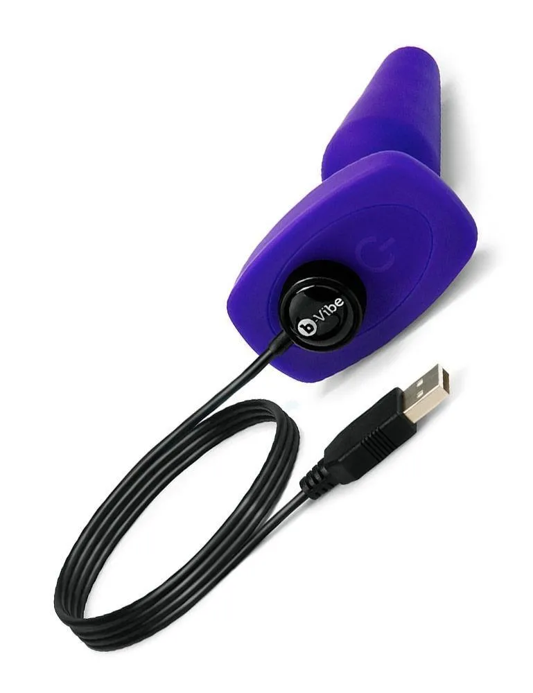 b-Vibe Trio Butt Plug. Purple