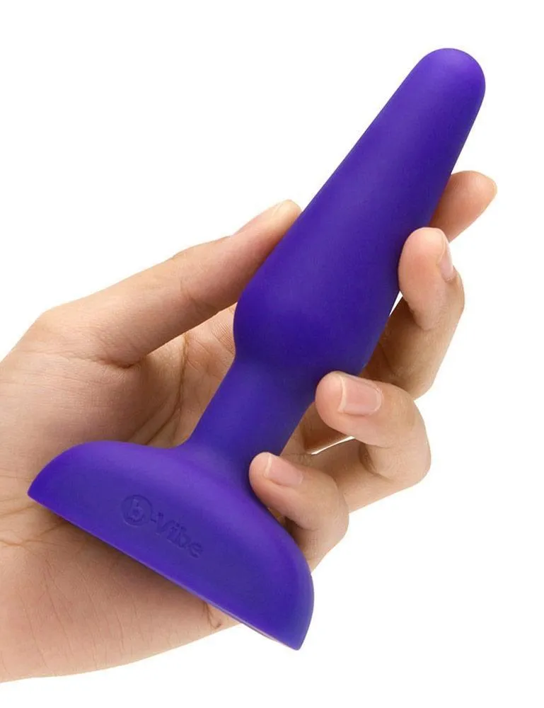 b-Vibe Trio Butt Plug. Purple