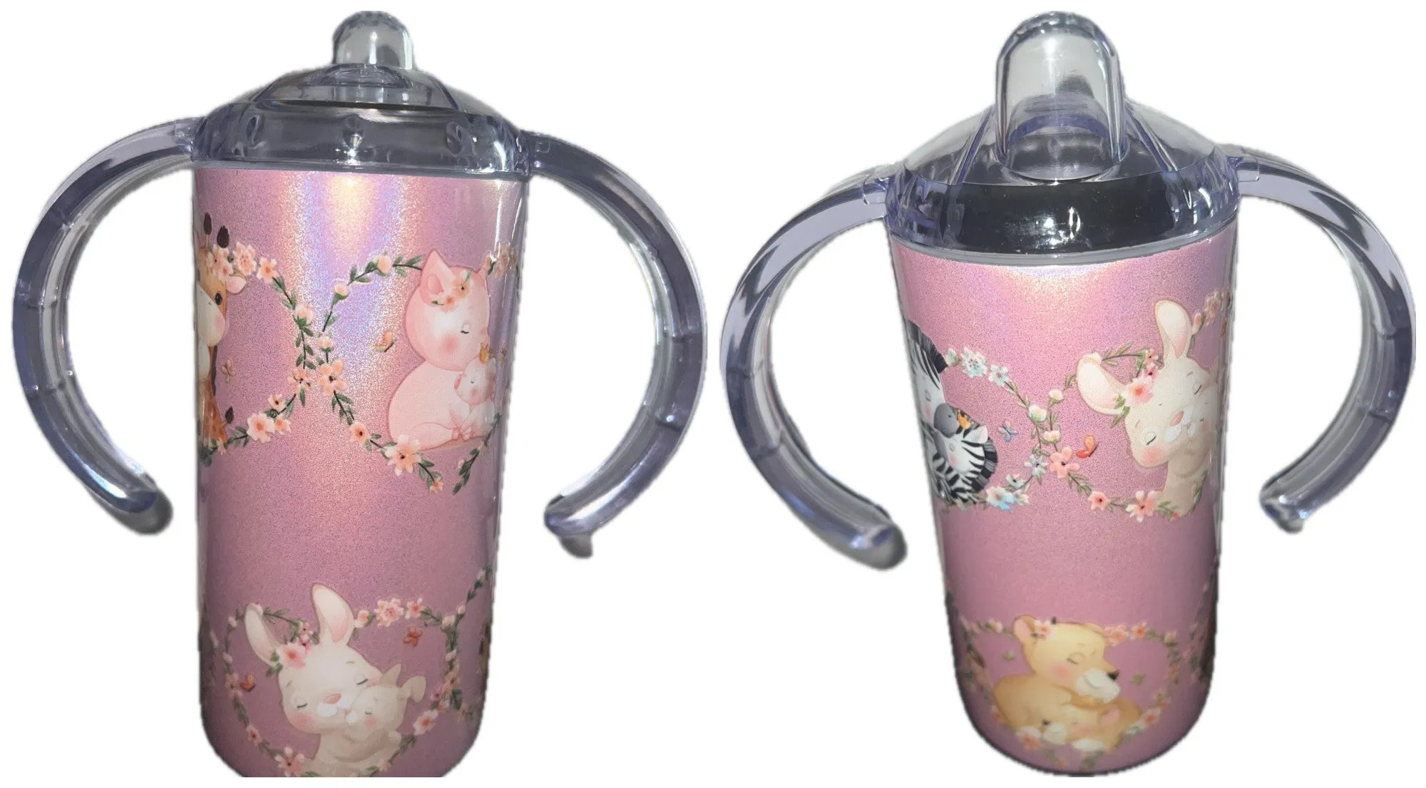 Baby Animals 12oz Stainless Steel Sippy Cup
