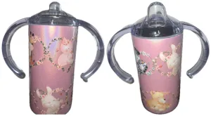 Baby Animals 12oz Stainless Steel Sippy Cup