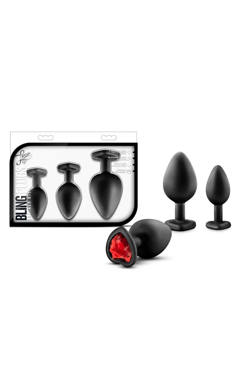Bling Red Heart Shaped Training Kit