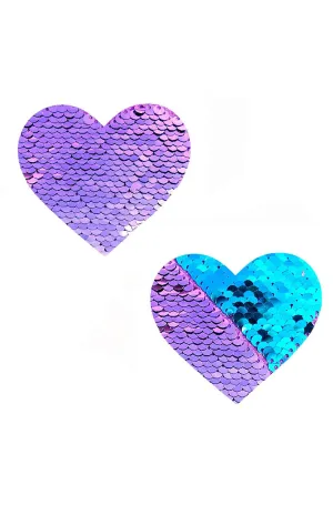 Blue Flip Sequin Pasties