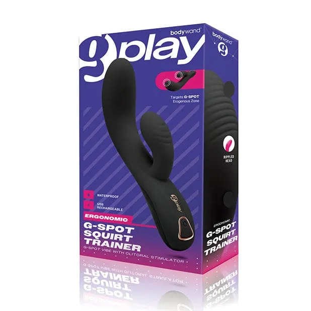 Bodywand - XGen G Play Ergonomic G Spot Squirt Trainer Rabbit Vibrator (Black)