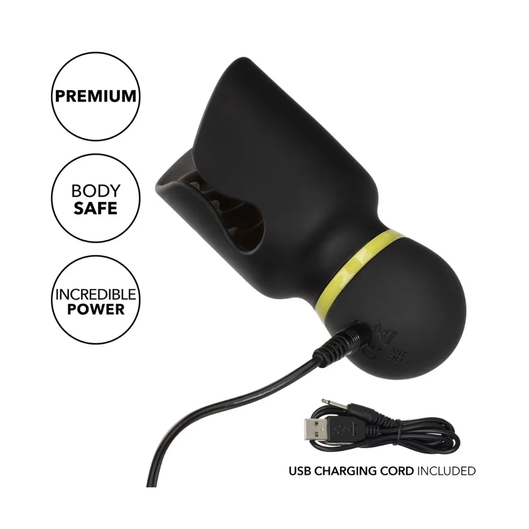Boundless Penis Head Vibrator with Flickering Tongue
