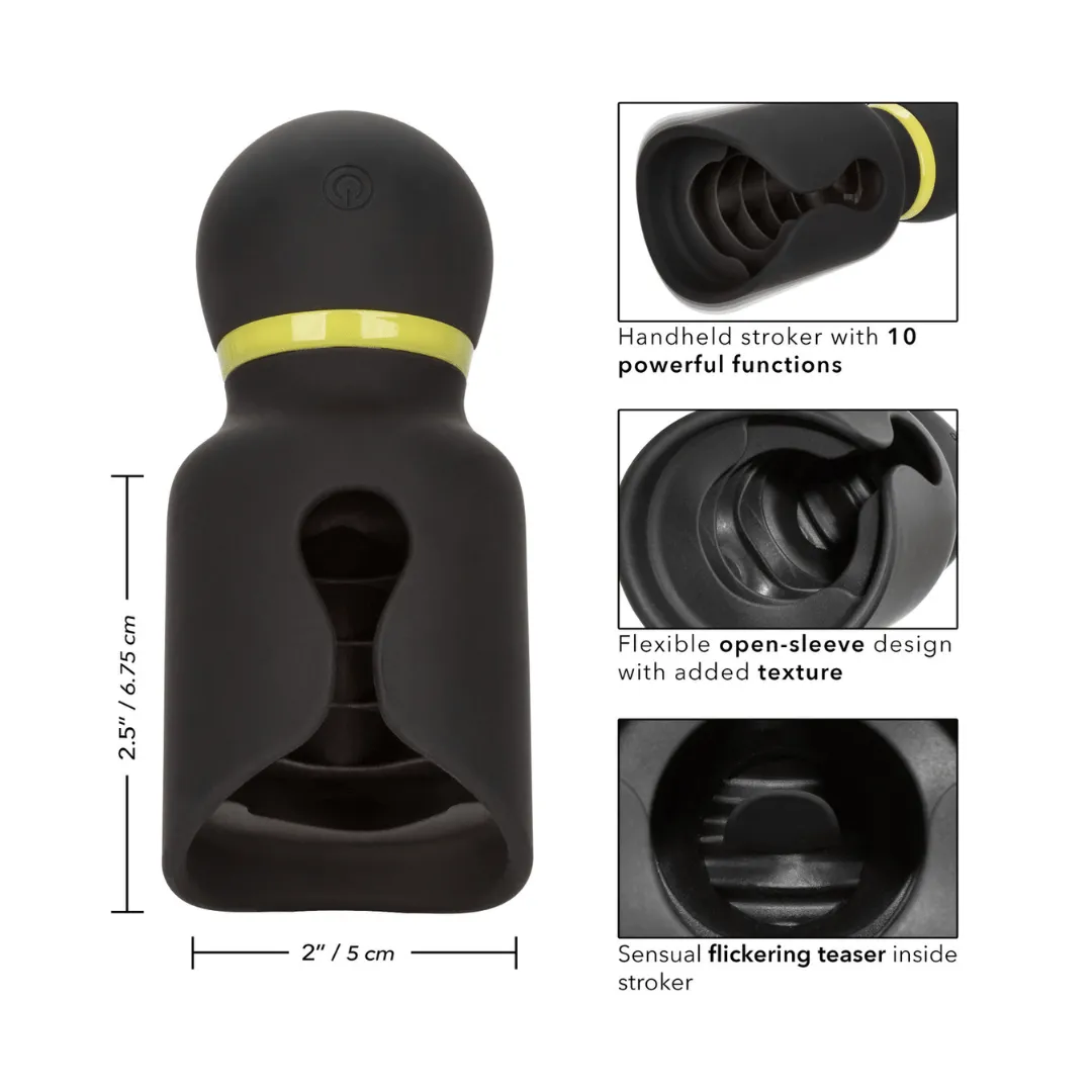 Boundless Penis Head Vibrator with Flickering Tongue