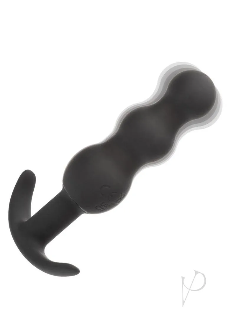 Boundless Vibrating Beaded Plug Black