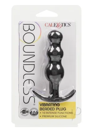 Boundless Vibrating Beaded Plug Black