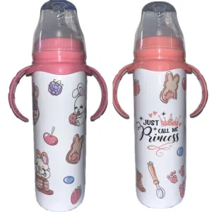 Breakfast Bunny 8oz Stainless Steel Bottle