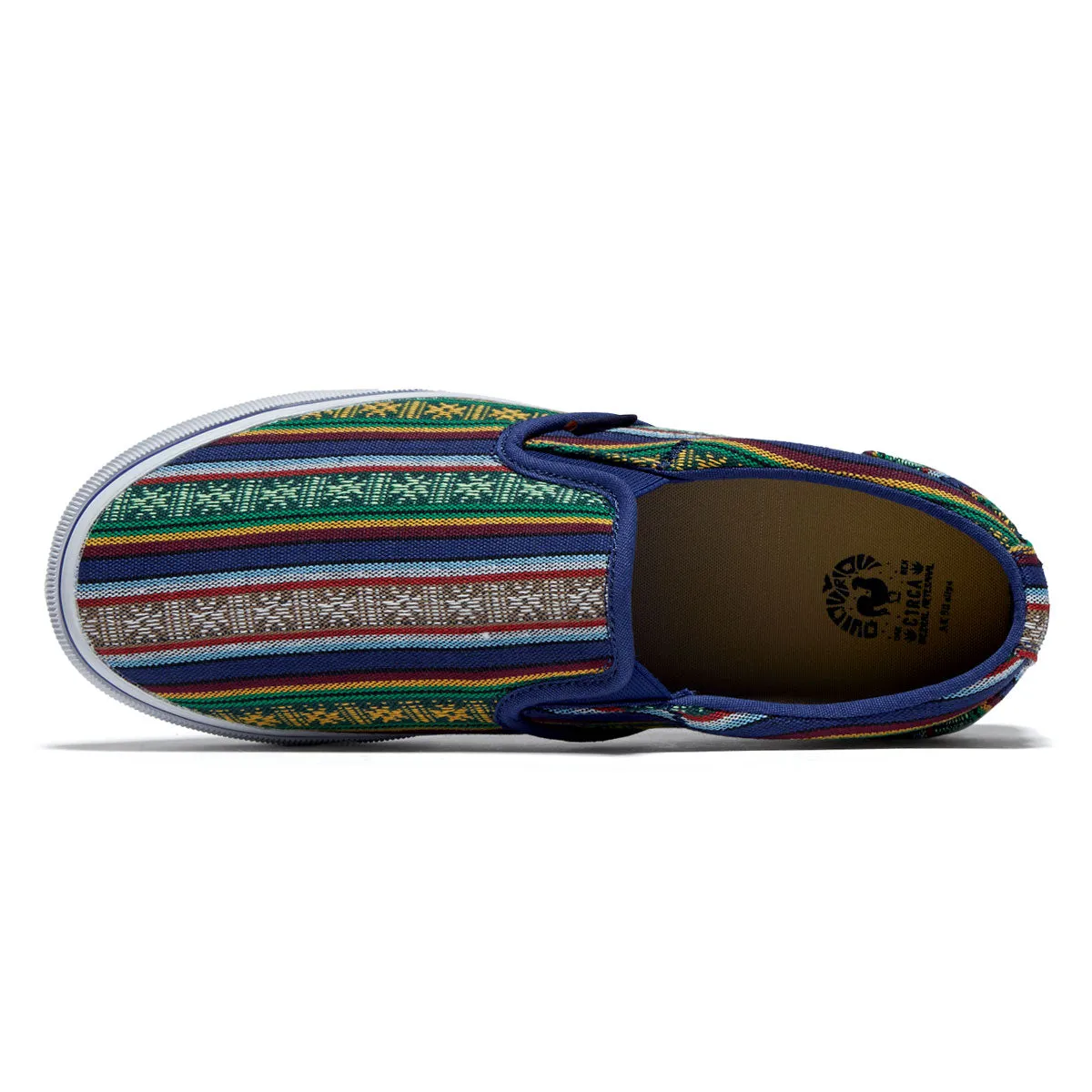 C1rca 50 Slip Shoes - Zapotec Blue/White