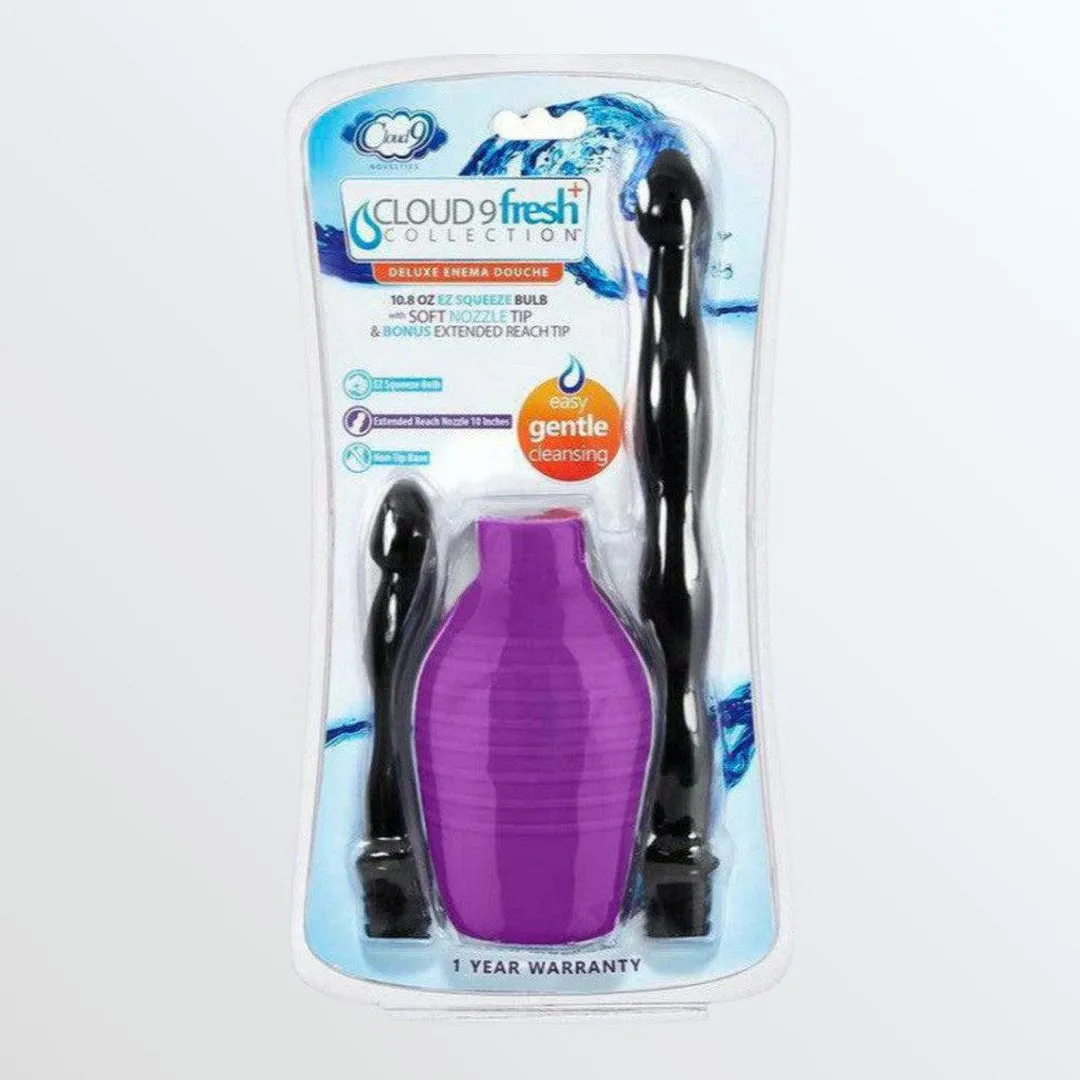 Cloud 9 Fresh   Deluxe Anal Enema Squeeze Bulb with Soft Nozzle