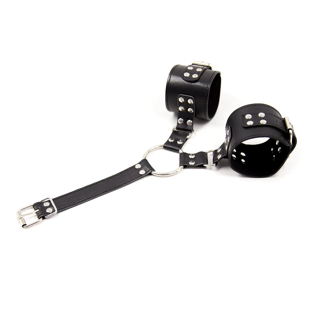 Come Closer Neck Restraint System | Wrist | Bondage | Soft Vegan Leather