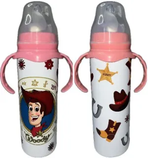 Cow Boy 8oz Stainless Steel Bottle