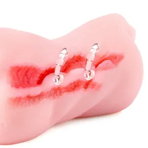 Doreen Male Masturbator with Dual Built in Penis Ring(UPC:601285177977)