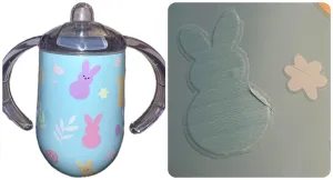 Easter Bunny 10oz Stainless Steel Sippy Cup