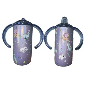 Easter Dinosaur 12oz Stainless Steel Sippy Cup