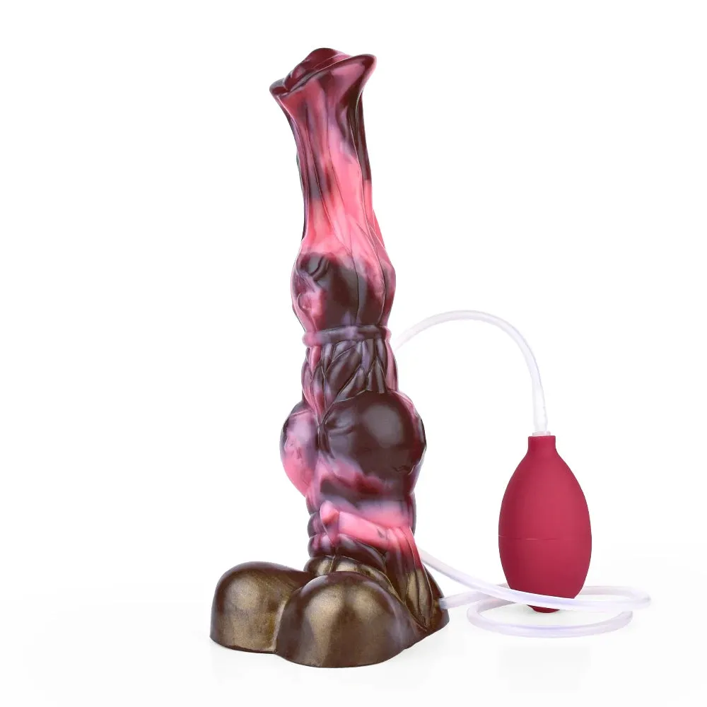 Ejaculating Horse Dildo Butt Plug - Realistic Anal Monsterdildo Squirting Sex Toys for Women