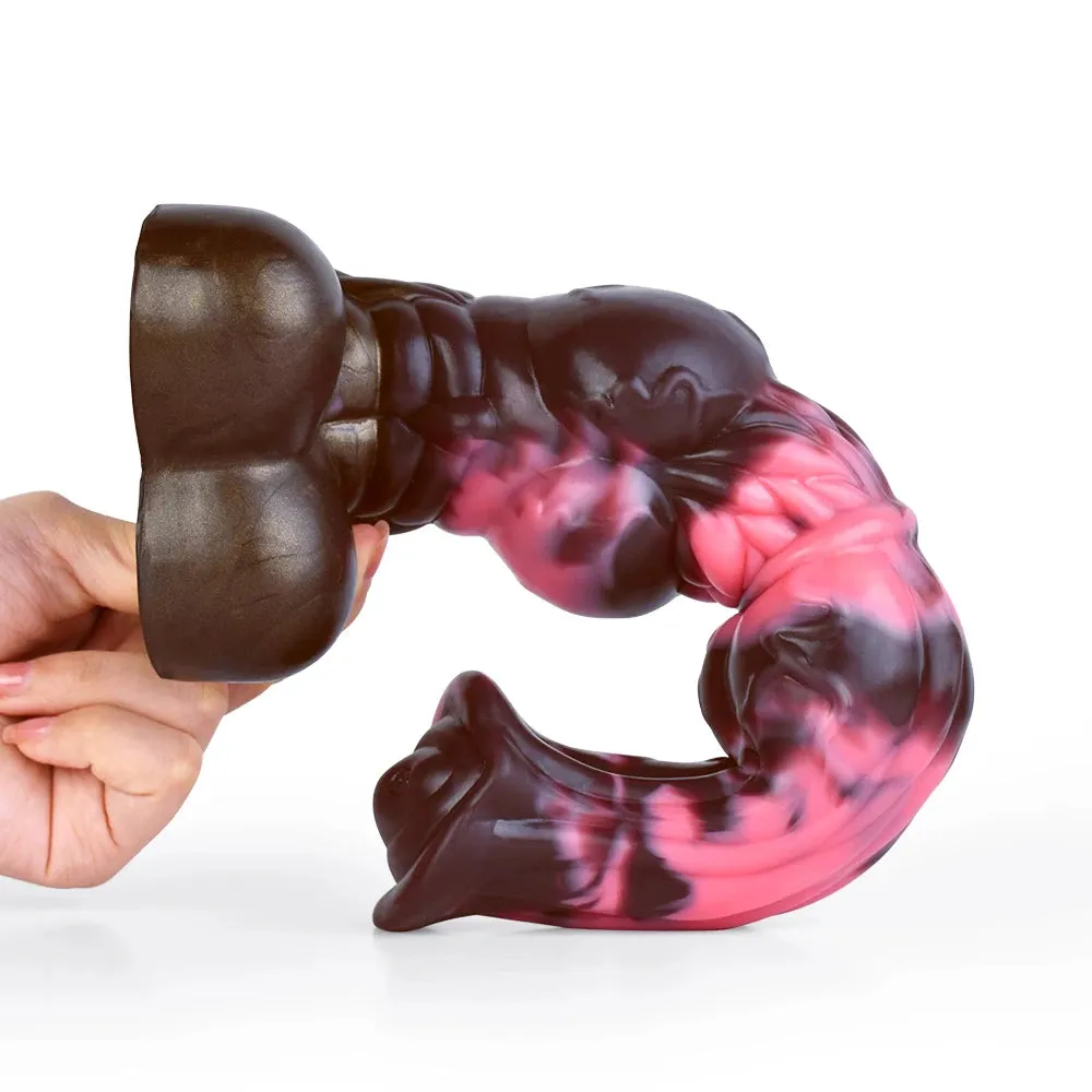 Ejaculating Horse Dildo Butt Plug - Realistic Anal Monsterdildo Squirting Sex Toys for Women