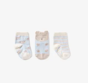 Elegant Baby Otter Socks 0-12M 3 Pack