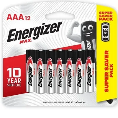 Energizer - Max Alkaline Power E92 AAA Battery Value Pack