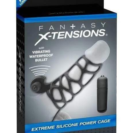 Extreme Vibrating Silicone Power Cock Cage