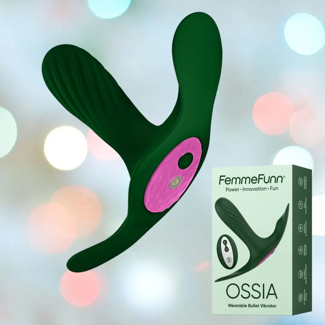 Femme Funn Ossia Wearable Bullet Vibrator - Dark Green