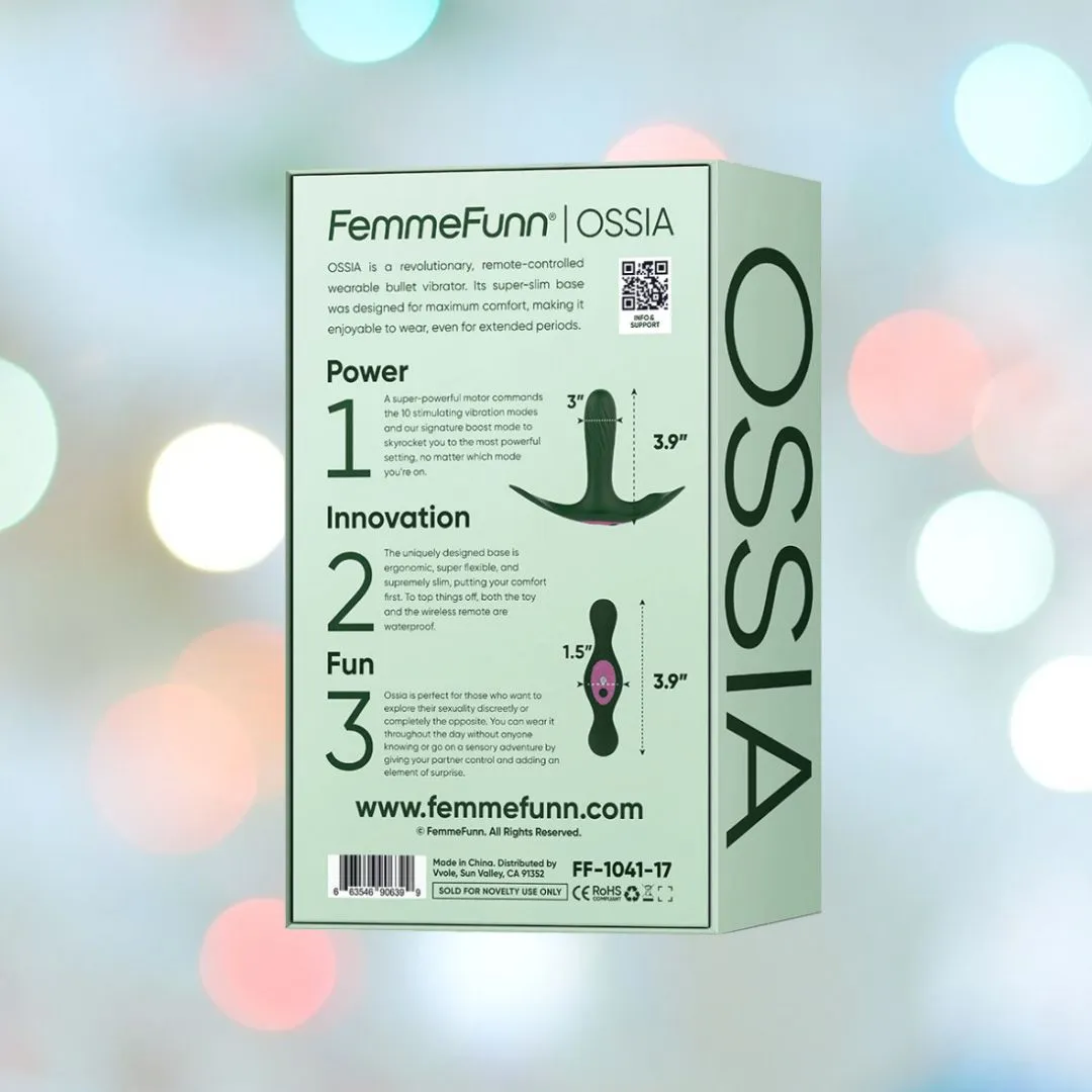 Femme Funn Ossia Wearable Bullet Vibrator - Dark Green