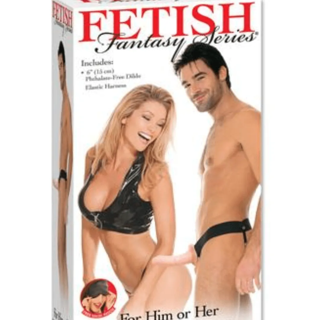 Fetish Fantasy 6 Inch Hollow Strap On Dildo - Vanilla