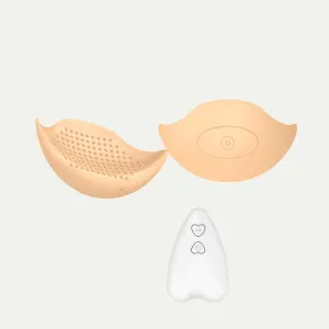 GG-BRA Remote Control Wearable Breast Massager Vibrating Push up Bra Pad Inserts