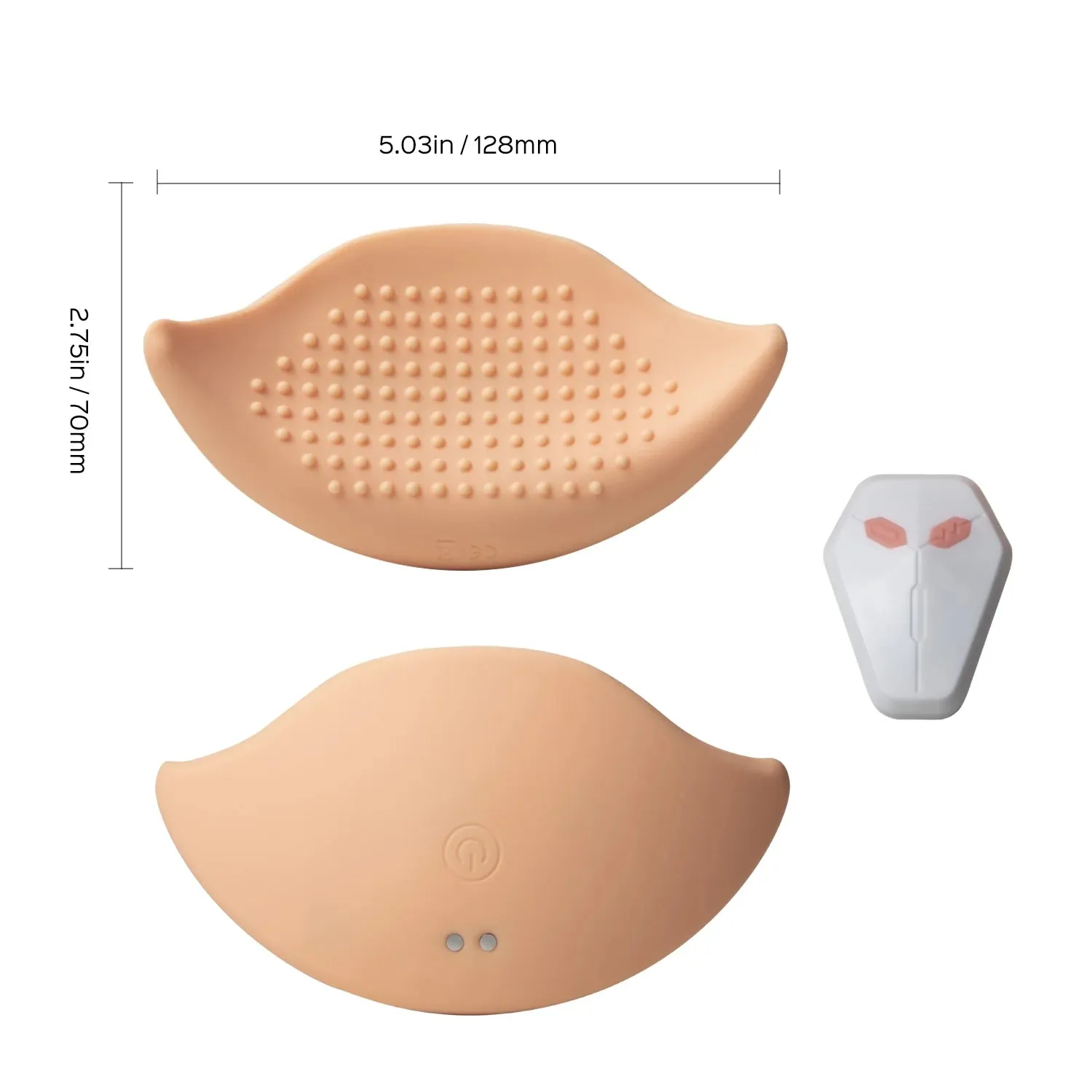GG-BRA Remote Control Wearable Breast Massager Vibrating Push up Bra Pad Inserts