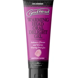 GoodHead Warming Oral Delight Gel - Cotton Candy 4 oz