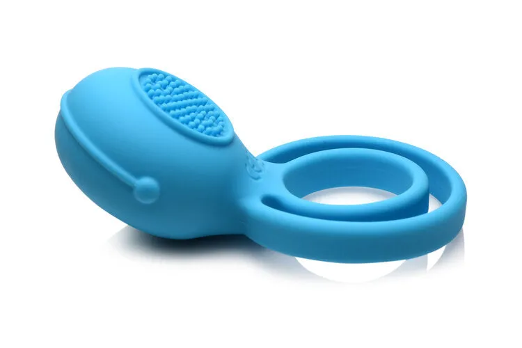 Gossip Love Loops 10X Silicone Azure Cock Ring W/ Remote