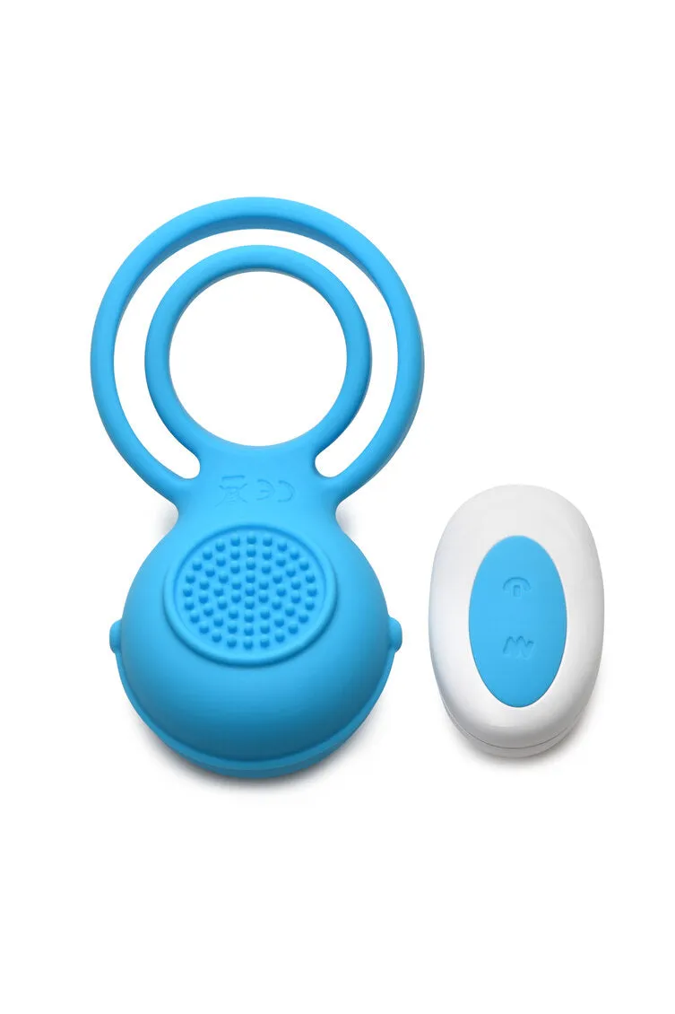 Gossip Love Loops 10X Silicone Azure Cock Ring W/ Remote