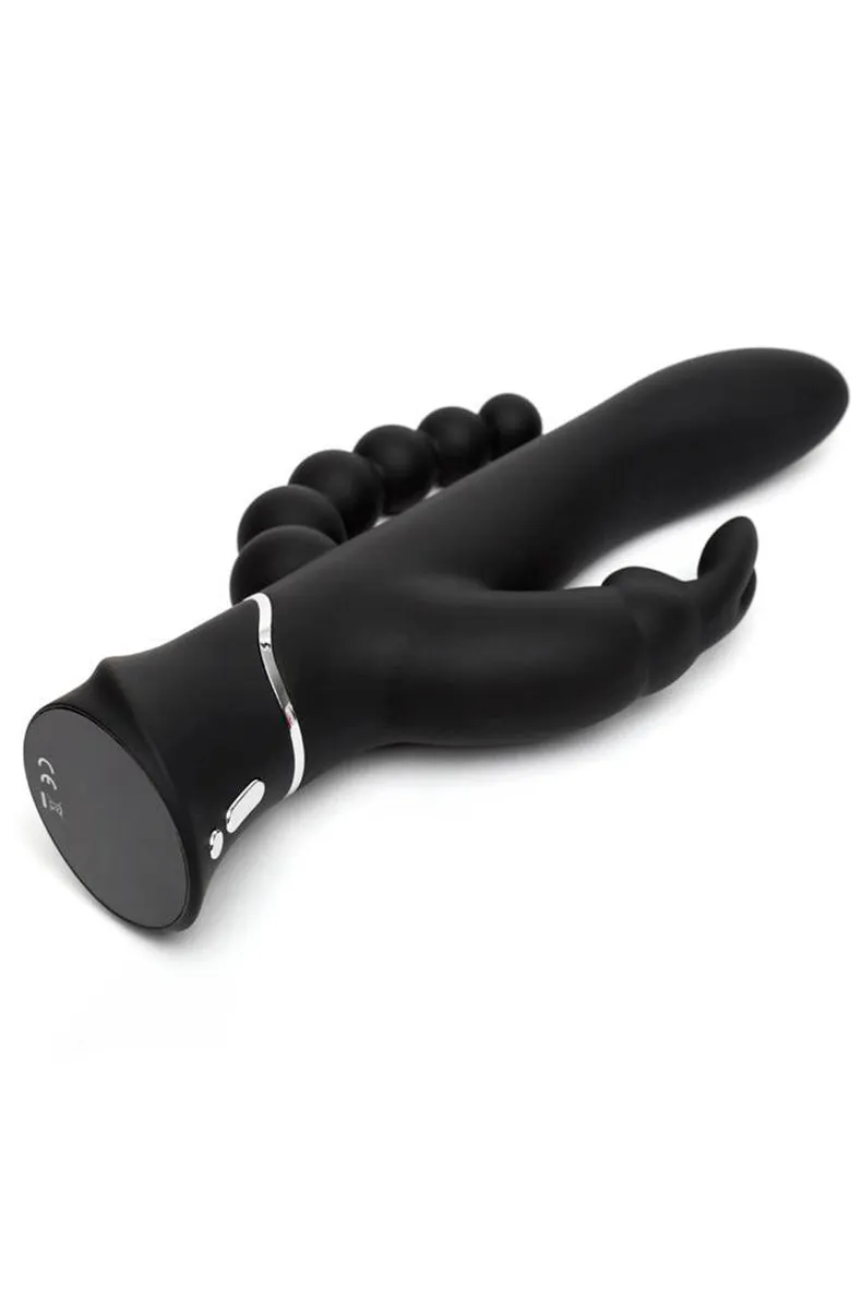 Happy Rabbit Triple Black Rabbit Vibrator