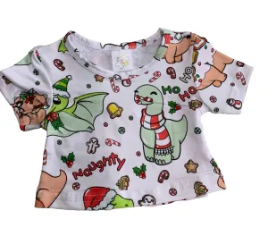 Holiday Dinosaur Stuffie Shirt
