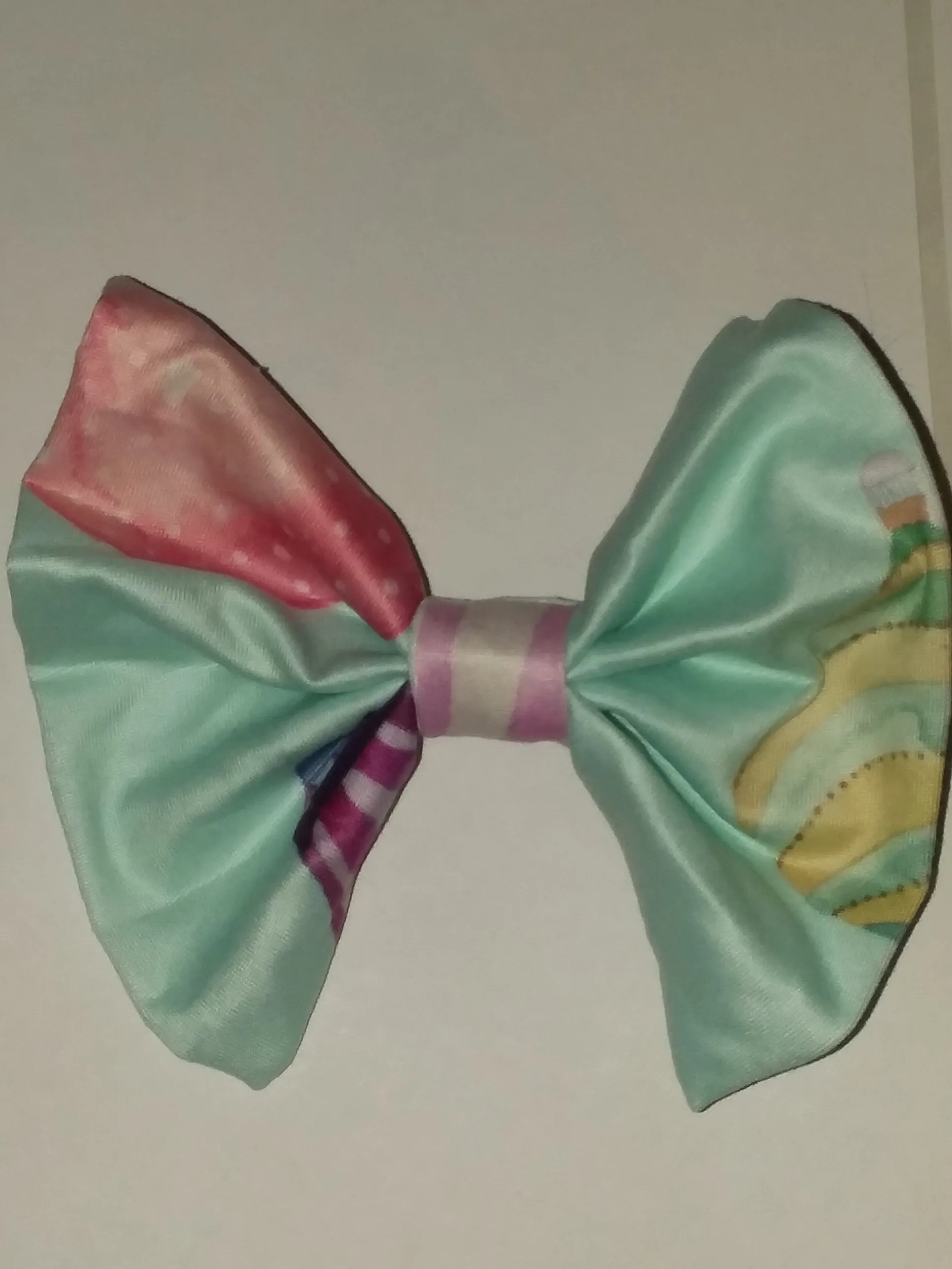 Hot Air Balloon Fabric Hair Bow ^