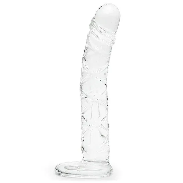ICICLES Fetish Glass Dildo 8 | Fire & Ice | Hand Blown | Big Head | G Spot