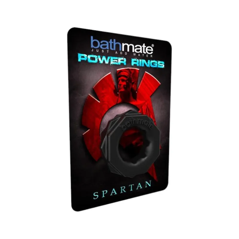 Inel pentru penis BATHMATE Power Rings Spartan. pentru stimularea erecției și mărirea penisului. diametru 2 cm. negru