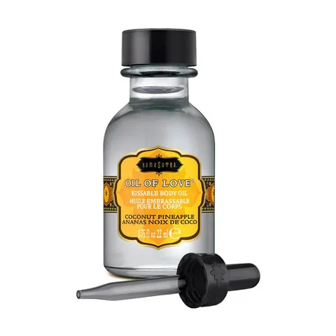 Kama Sutra Coconut Pineapple Kissable Foreplay Oil Of Love .75 oz