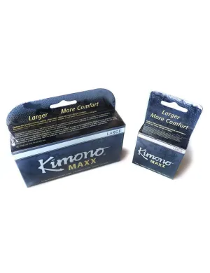 Kimono Maxx Large Condoms. 12-Pack