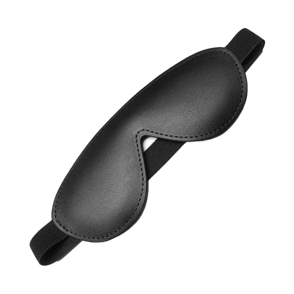 KinkLab Bondage Basics Padded Leather Blindfold